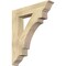 Ekena Millwork Merced Traditional Rough Sawn Bracket, Douglas Fir, 6"W x 34"D x 40"H BKT06X34X40MRC01RDF - alternate 1